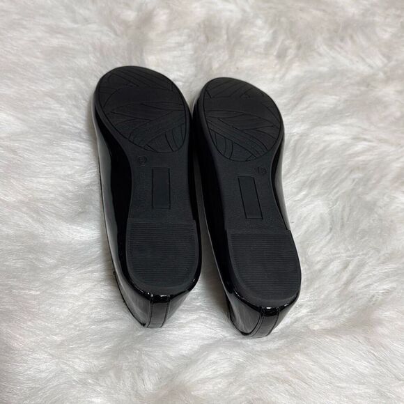 SO Emmaline Women's Black Patent Ballet Flats Size 8 NEW - Picture 7 of 10
